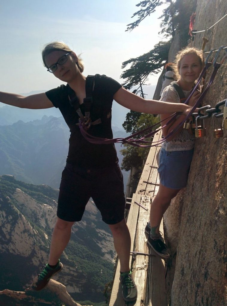 Huashan plank walk