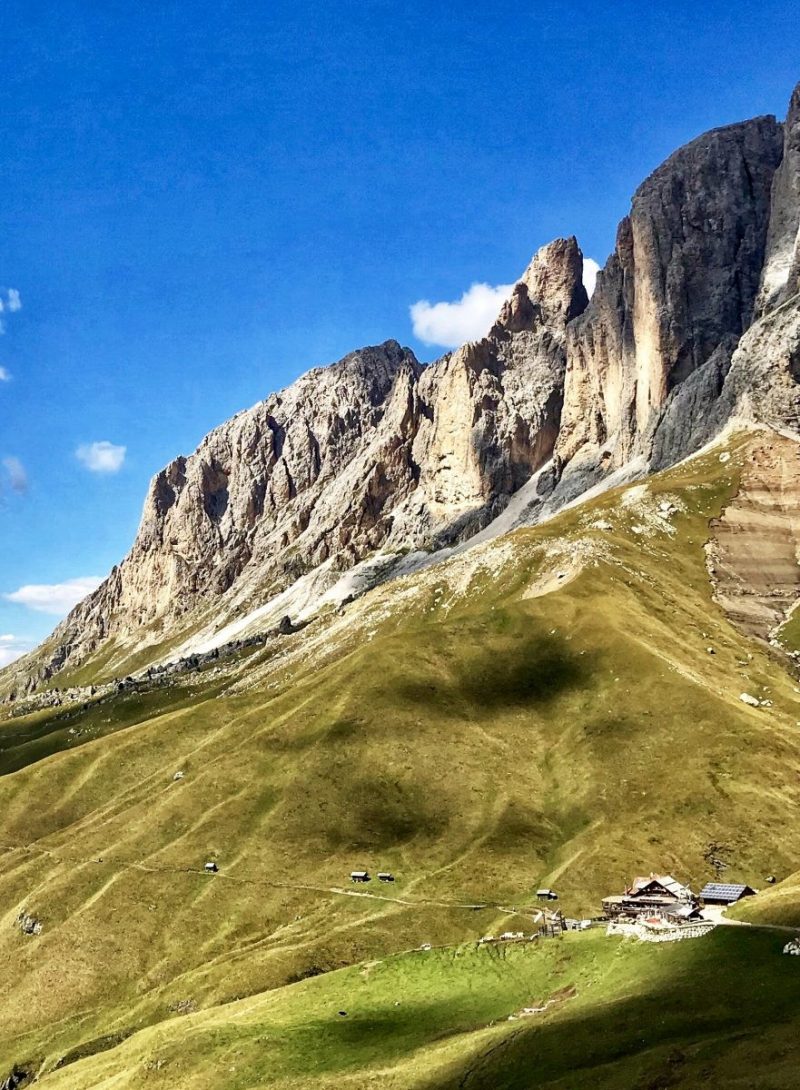 Vanaf de gondel zie je de Friedrich Augusthütte al liggen