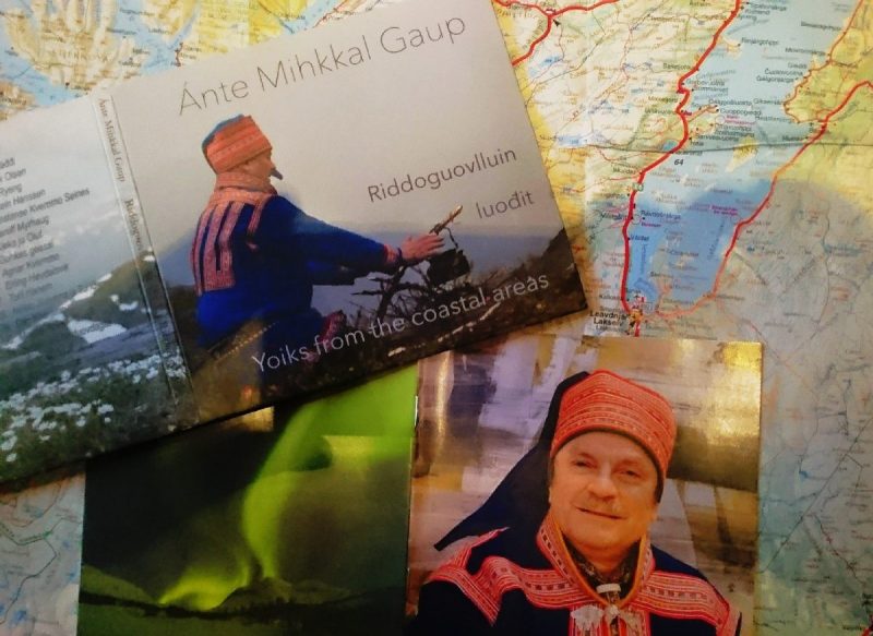De Cd van Sami zanger Ánte Mihkkal Gaup die me een lift gaf