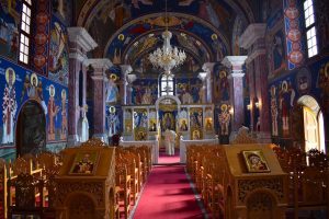 Een imposante kerk in Karlovac Kroatië