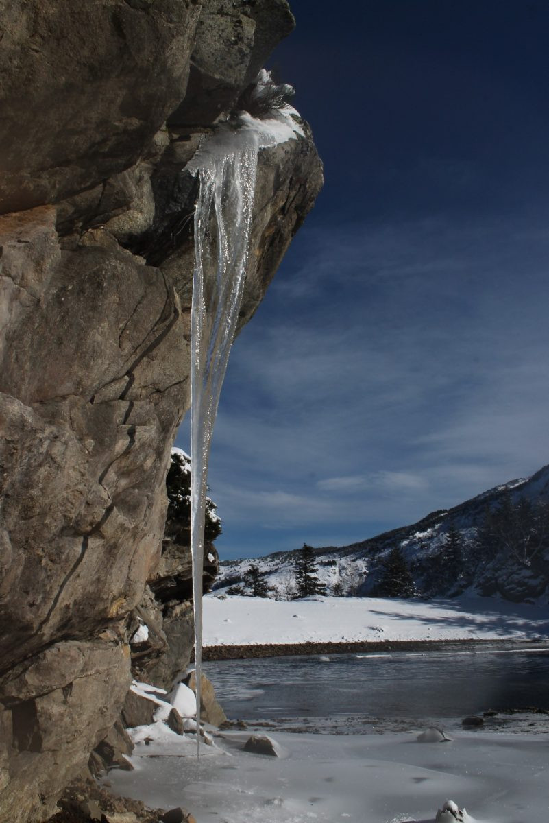 IJspegel winterwandeling