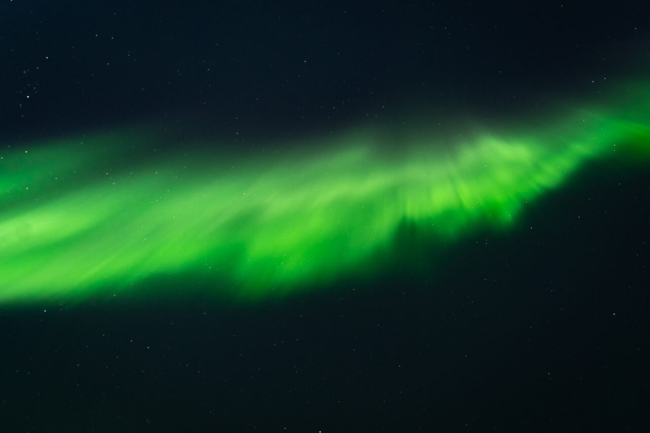 Gammelstad en het noorderlicht in Zweeds Lapland