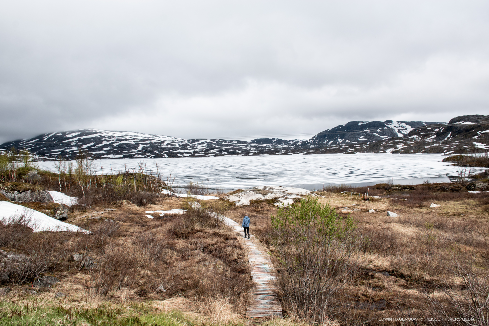 Een magisch Game of Thrones landschap in Zweeds Lapland