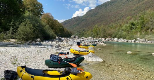 packraften Slovenië