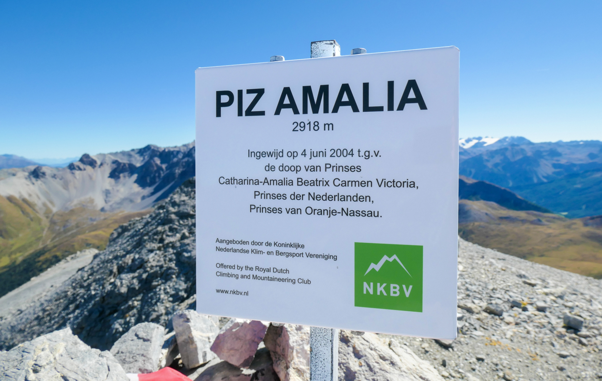 Piz Amalia, een vleugje Nederland in de Zwitserse bergen